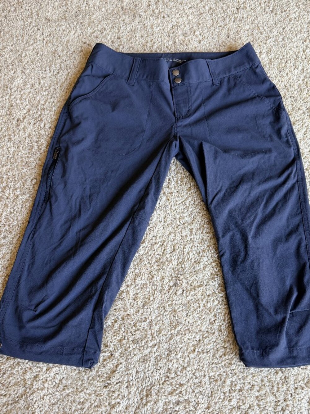 Navy Capri Hiking Pants
